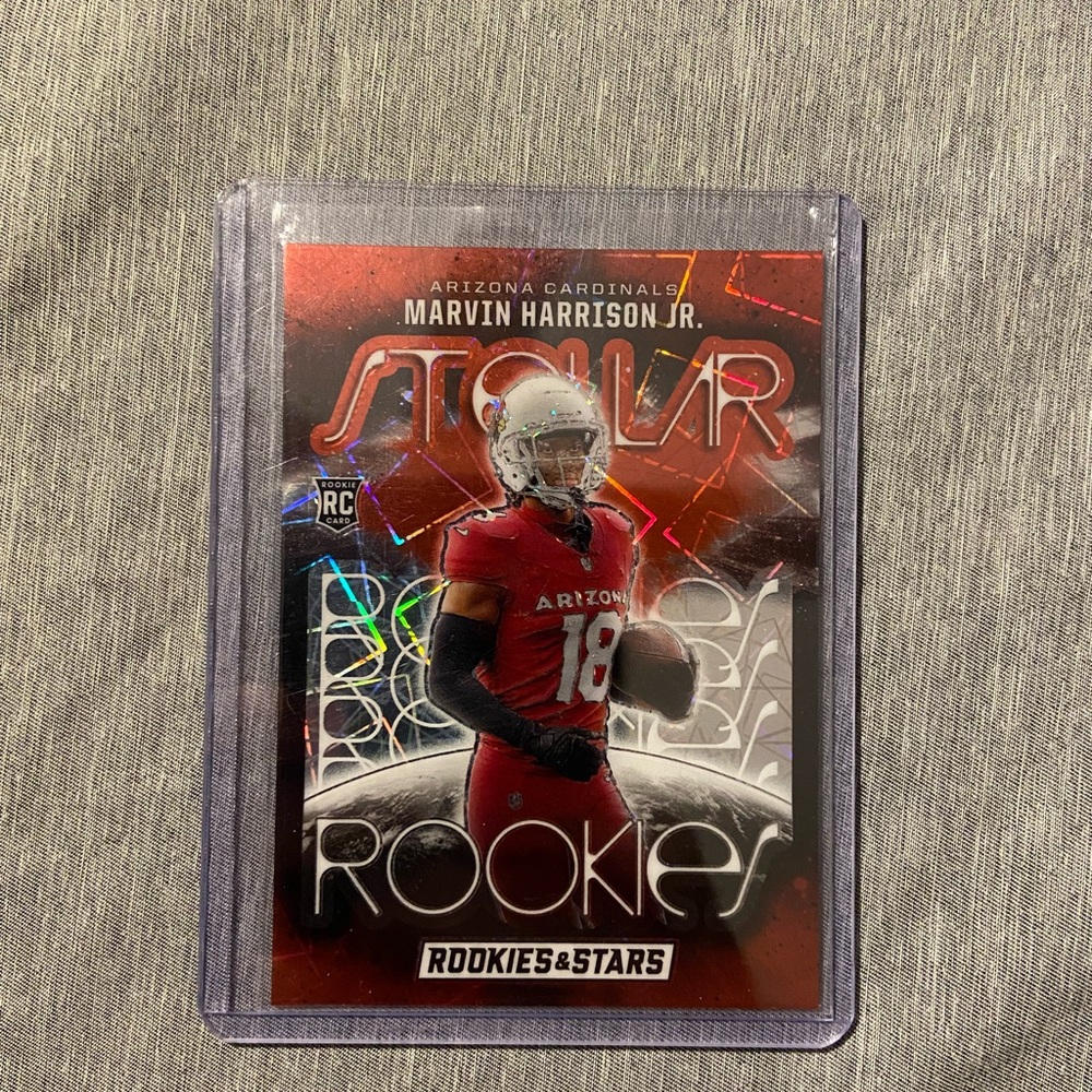 Marvin Harrison Jr. Arizona Cardinals 2024 Panini Rookies & Stars Card #SR-MHJ